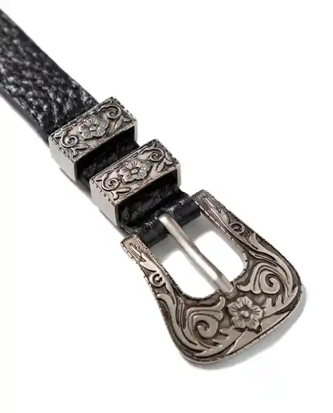 Correa Cowboy Negro Sombrio Ultraoscuro M Chevignon