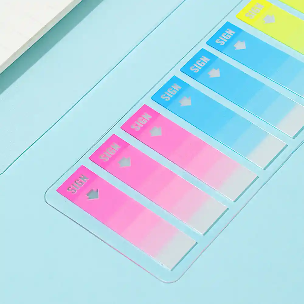 Miniso Post-It Signo Pet 3 Colores Pequeños