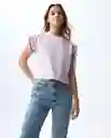 Camiseta Mujer Rosado Talla M 601G008_ROS143206 Americanino