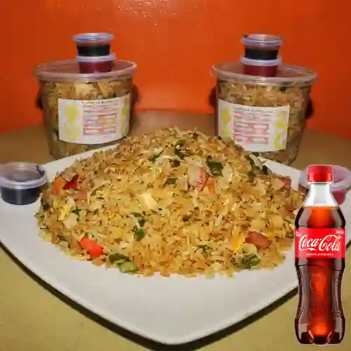 Combo Arroz Tradicional + Coca Cola Original 400 ml