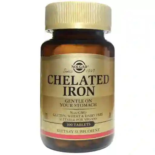 Solgar Suplemento Dietario Chelated Iron