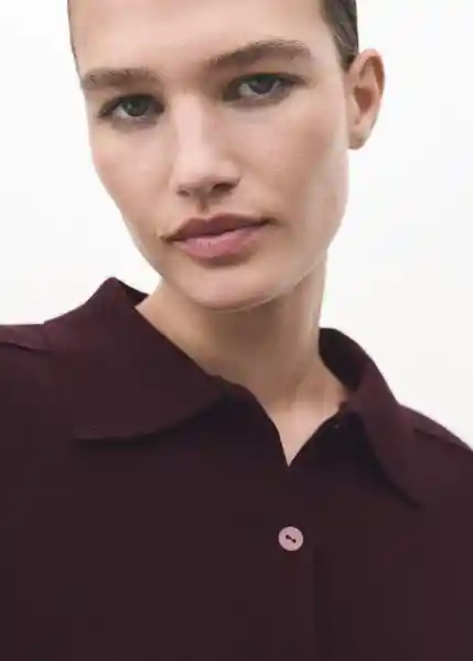 Cárdigan Albert Vino Talla S Mujer Mango