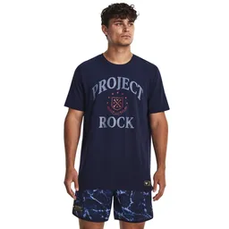 Under Armour Camiseta Ua Pjt Rock St Ss Azul Talla SM