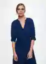 Vestido Dame-W Navy Talla M Mujer Mango