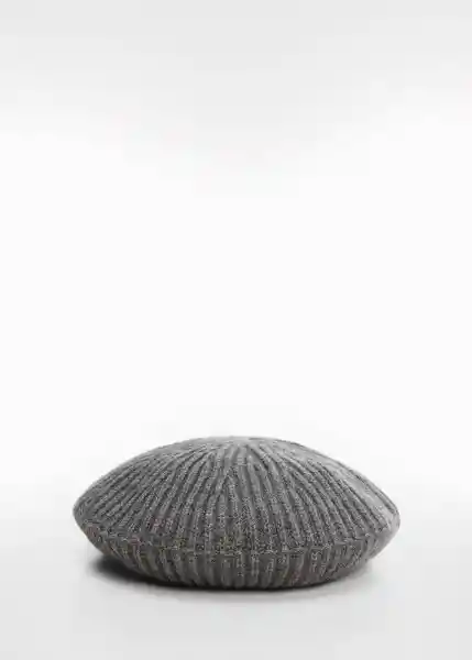 Gorro Bonnet Gris Oscuro Vigoré Talla 99 Mujer Mango