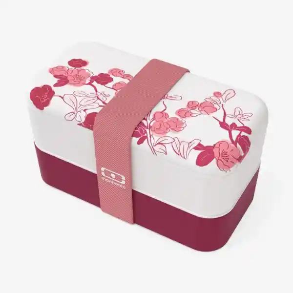 Monbento Lonchera Doble Print Magnolia