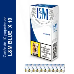 L&M Blue X10 Cigarrillos Cartón