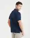 Camiseta Polo Neck Line Azul Dark Ultra Oscuro XL Chevignon