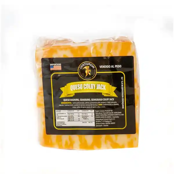 Queso Colby Jack Centurion Premium Trozo