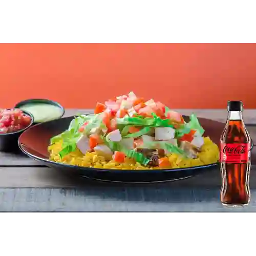 Combo Chop Natural Mediano + Coca Cola O Agua