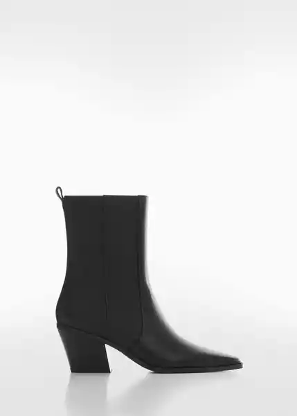 Botines Strechy Negro Talla 36 Mujer Mango