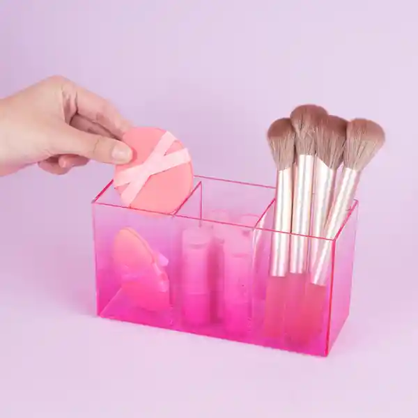 Organizador Plástico Para Escritorio Serie Miniso