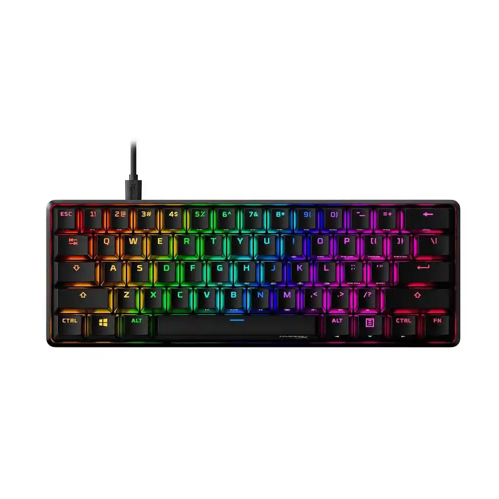 Teclado Alloy Origins 60% Inglés - Hx Aqua Hyperx