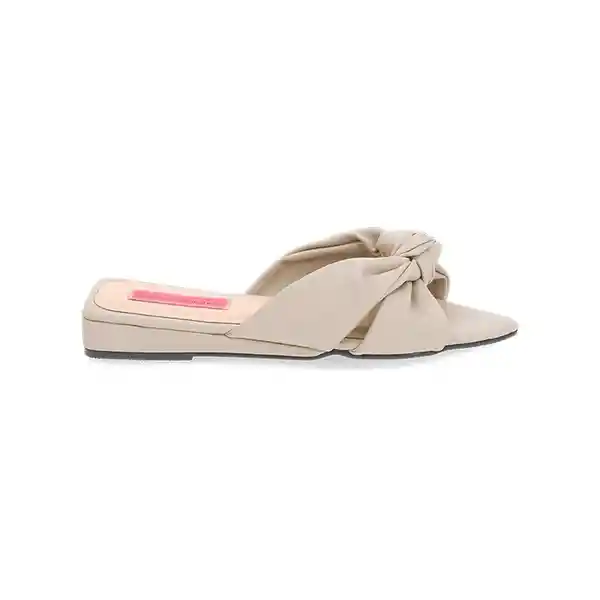 Sandalias Plana London Beige Talla 35