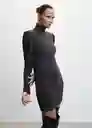 Vestido Marni Gris Oscuro Vigore Talla S Mujer Mango