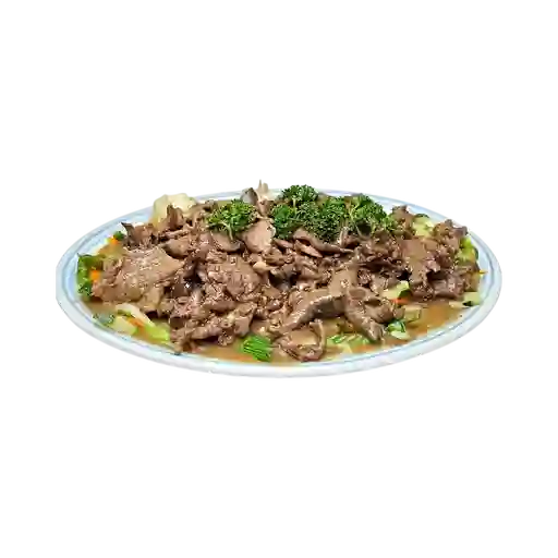 Lomito en Salsa de Ostra