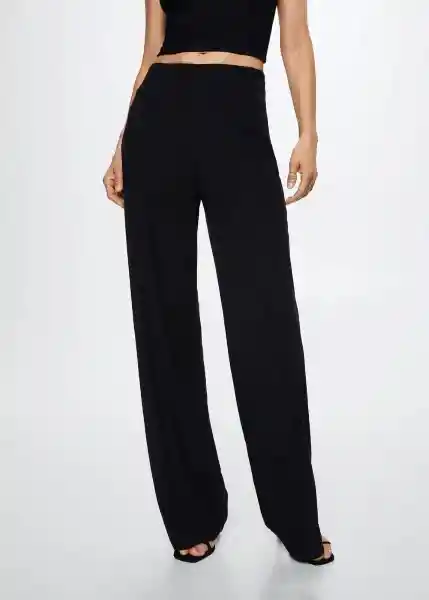 Pantalón Diego Negro Talla 25 Mujer Mango