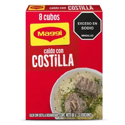 Caldo Con Costilla Maggi 8 Cubos 88 g