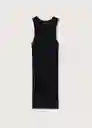 Vestido Karl Negro Talla S Mujer Mango