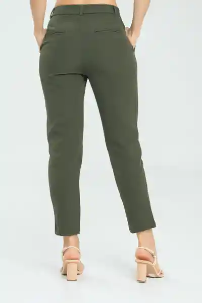 Pantalón New Karla Color Verde Militar Talla 14 Ragged