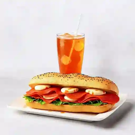 Emparedado Pepperoni + Refresky