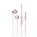 Audífonos Jack Auriculares Color Rosa Miniso