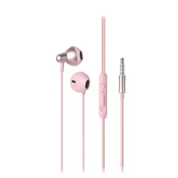 Audífonos Jack Auriculares Color Rosa Miniso