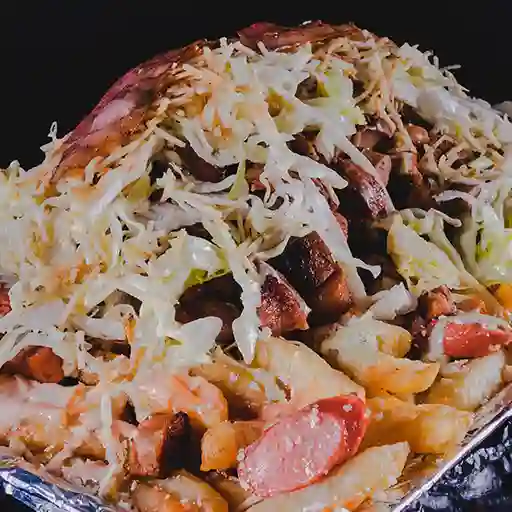 Salchipapa Costeña Super Suiza