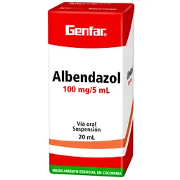 Albendazol Genfar Suspension Gf