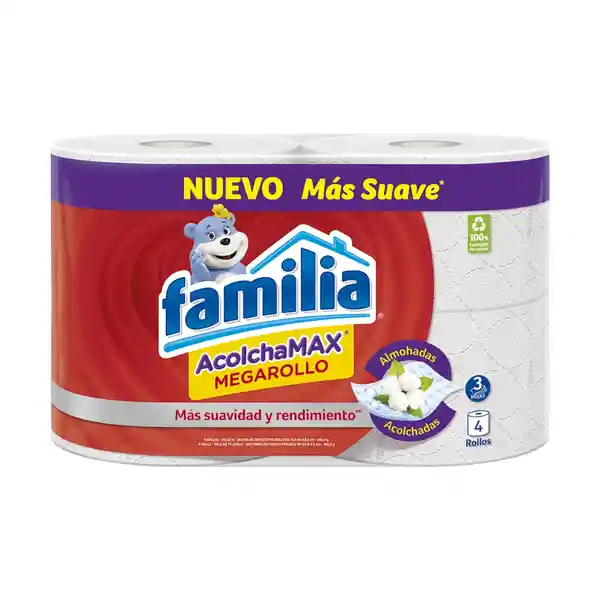 Familia Papel Higiénico Acolchamax