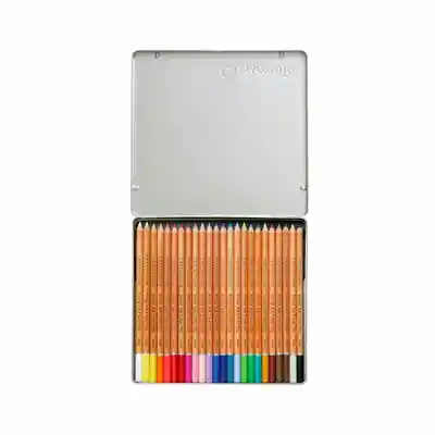 Cretacolor Lápiz Pastel Con Estuche Metal Redondo Mediano