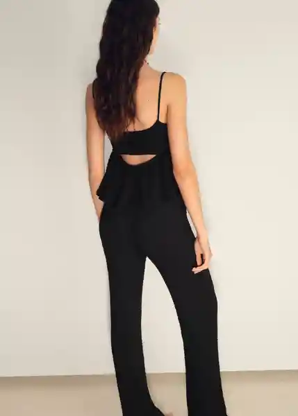 Top Veronica Negro Talla S Mujer Mango