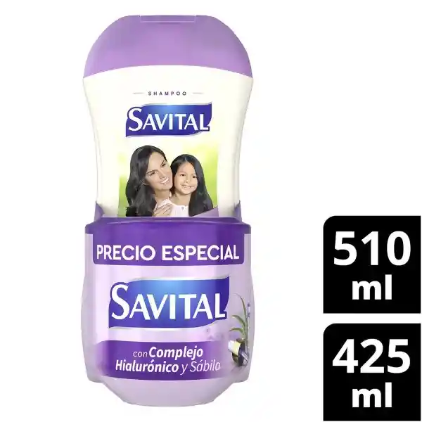 Savital Shampoo Hialuronico y Sábila