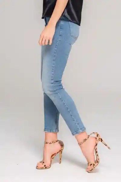 Jean Georgina Color Azul Medio Talla 12 Ragged