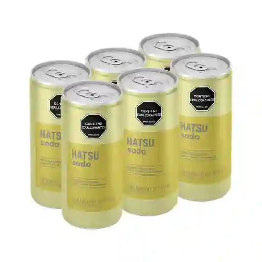 Hatsu Soda Pack Limón y Hierbabuena