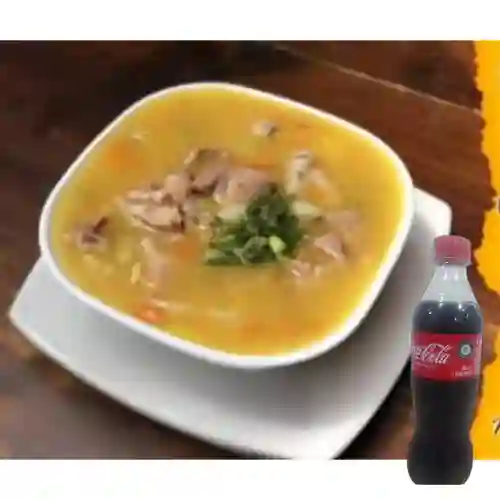 Combo Sopa de Menudencia + Coca-cola 400 M.l