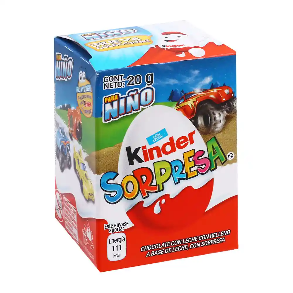 Kinder Sorpresa Huevo de Chocolate para Niño