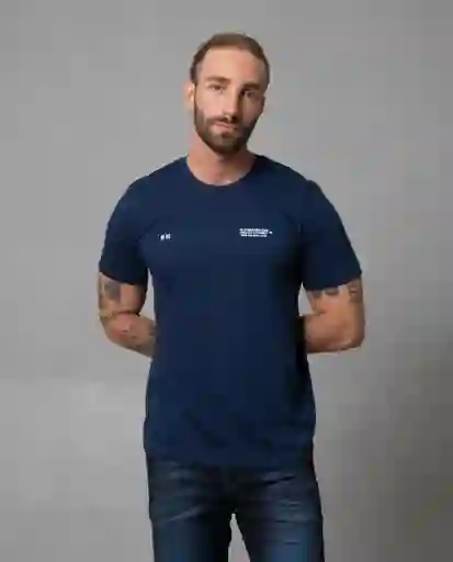 Camiseta Hombre Azul M 102G106_AZU193939 Rifle