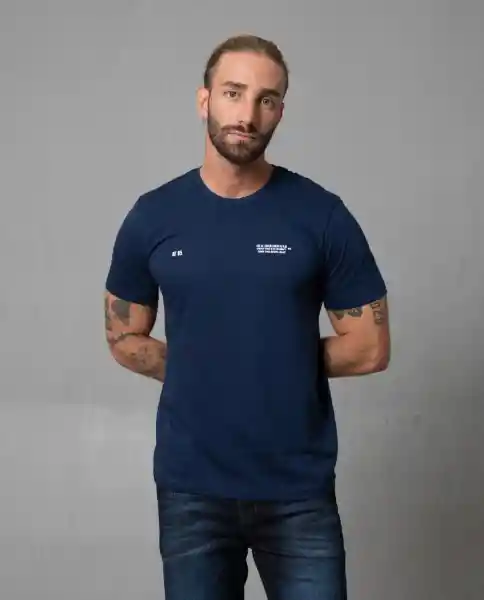 Camiseta Hombre Azul M 102G106_AZU193939 Rifle