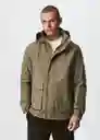 Chaqueta Paros Khaki Talla S Hombre Mango