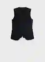 Chaleco Greta Negro Talla M Mujer Mango