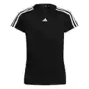Adidas Camiseta Tr-Es 3s Para Niña Negro Talla XL Ref: HR5772