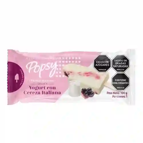 Paleta Yogurt con Cereza Italiana