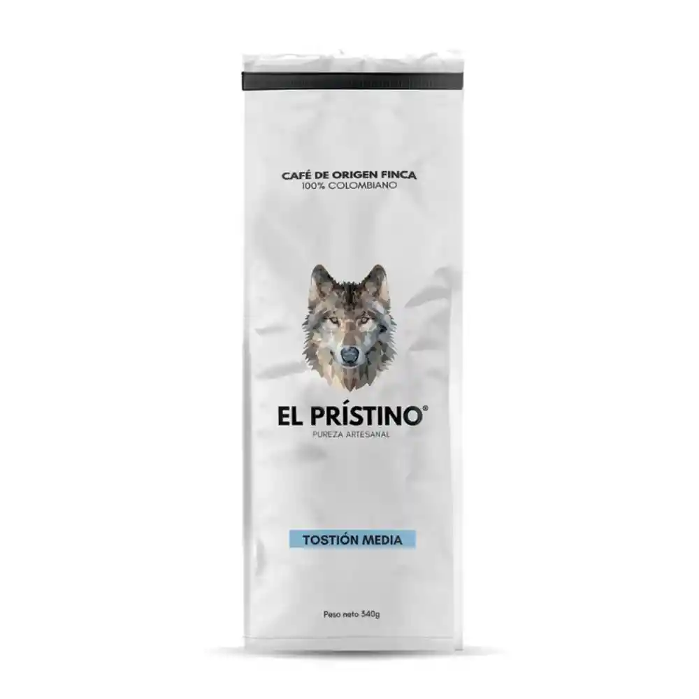 EL PRISTINO Café Tostión Media En Grano 340 G