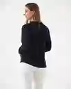 Camisa Azul Medianoche Ultraoscuro Talla M 419F025 Esprit