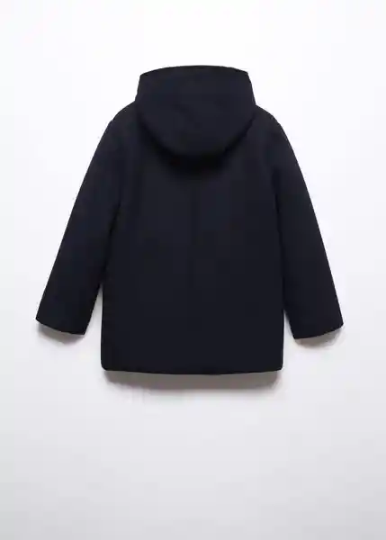 Abrigo Vince Navy Talla 12 Niños Mango