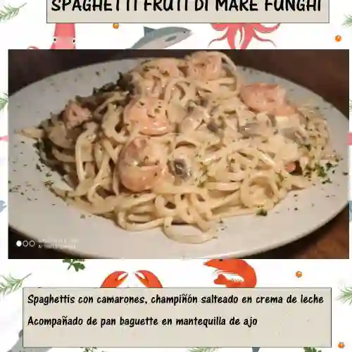Spaghetti Frutti Di Mare Funghi