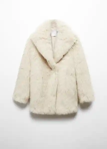 Abrigo Brindis Crudo Talla 18 Mujer Mango
