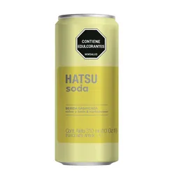 Hatsu Soda Limón y Hierbabuena