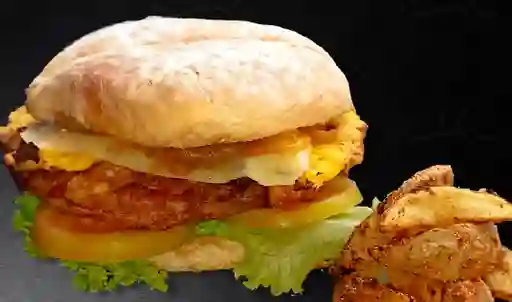 Hamburguesa de Chicharrón